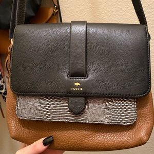Two tone Fossil Crossbody